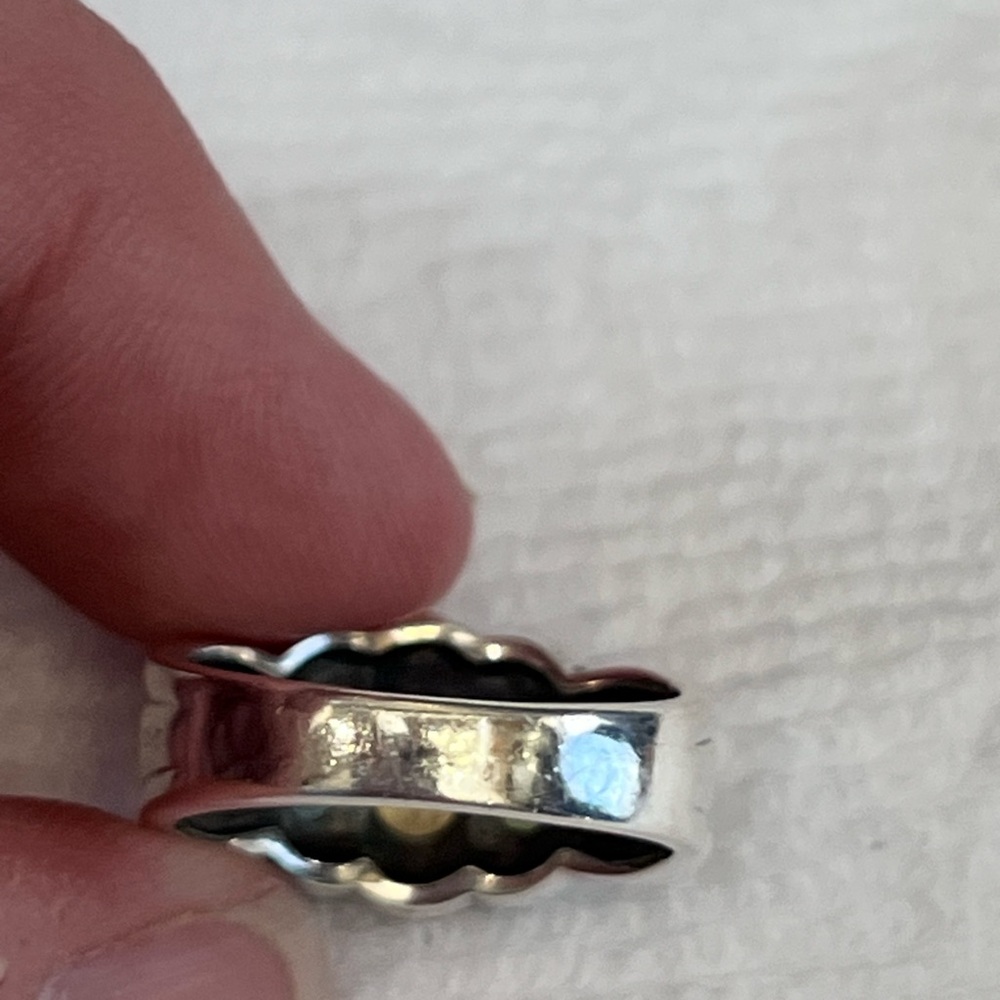 Vibrant Sterling Silver Ring With Multicolor Gems… - image 5